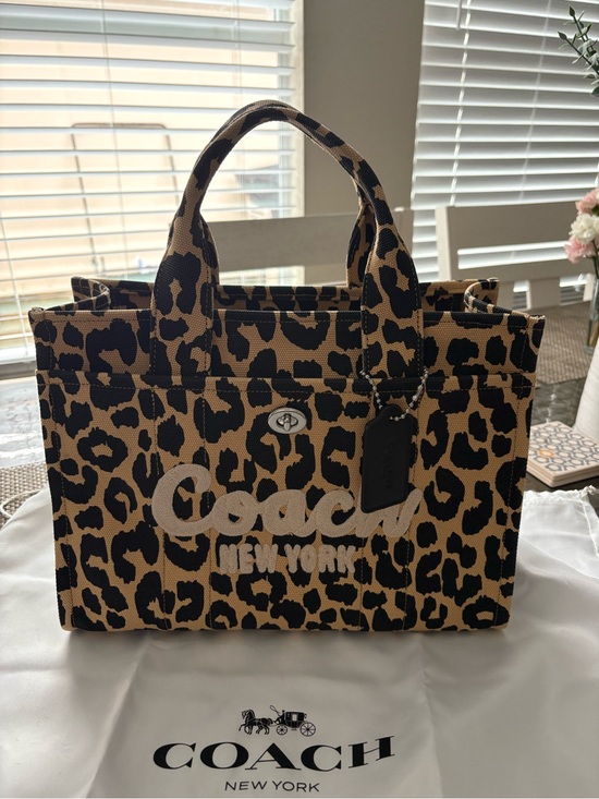 Coach Handbags - Coach Leopard Cargo Tote